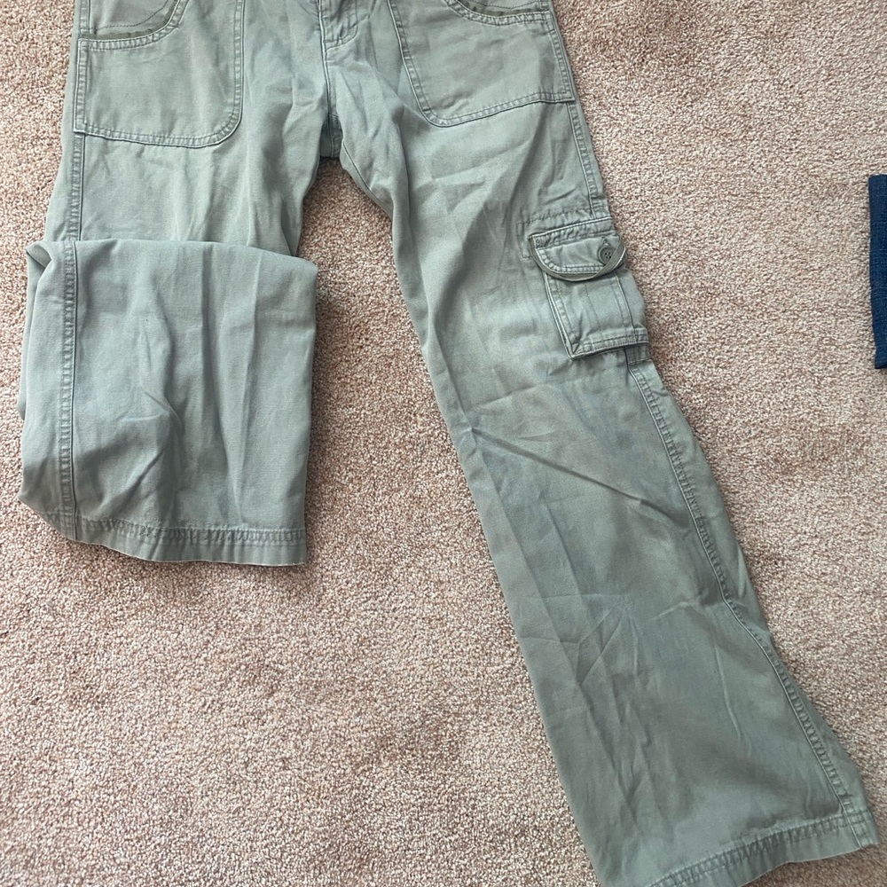 Bongo Grey-Green Cargo Pants